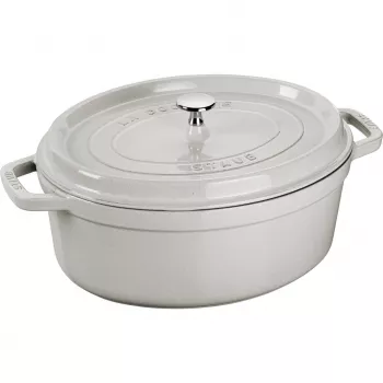 STAUB LA COCOTTE öntöttvas fazék ovális 3,2 L, szarvasgomba szürke