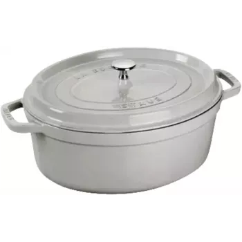 STAUB LA COCOTTE öntöttvas fazék ovális 3,2 L, szarvasgomba szürke