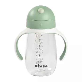 Beaba Niekapek Tritan tanulópohár 300 ml zöld