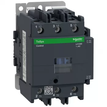 APC Schneider Electric LC1D95P7 TeSys D motorkontaktor, 3 pólusú, 95 A, 230 V AC, 1 S + 1 Ö segédérintkező