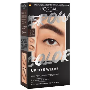 L'Oreal Brow Color szemöldökfestő készlet 3.0 Dark Brunette