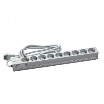 Schneider Electric Actassi 1U PDU áramelosztó sín - 9 Schuko dugalj 19