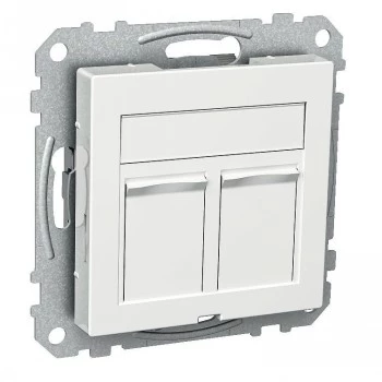 Schneider Electric adatcsatlakozó Actassi S-One Cat6A STP RJ45 fehér