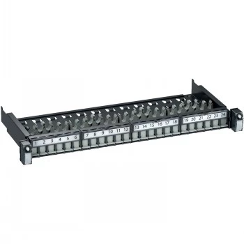 Schneider Electric Actassi 19-C patch panel toló Evo 19 1U 24 portos S-One STP Cat6