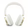 Guess Bluetooth ENC Rectangle Metal Script over-ear fejhallgató fehér
