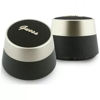 GUESS Bluetooth hangszóró 5W Script MetalLogo fekete