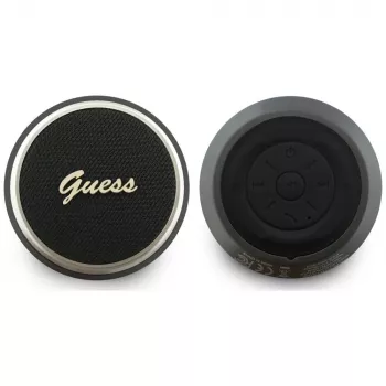 GUESS Bluetooth hangszóró 5W Script MetalLogo fekete