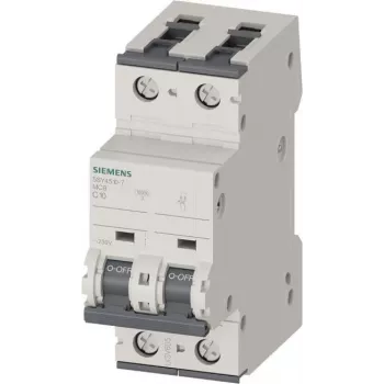Siemens 5SY45107 MCB 1+N pólus C 10A 10kA 230V DIN-sínre szerelhető kismegszakító