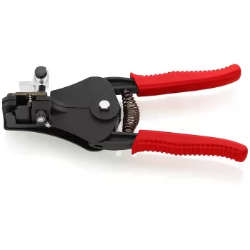KNIPEX 1221 automatikus kábelcsupaszoló 0,03-10 mm² (32-8 AWG) vágóval, 180 mm