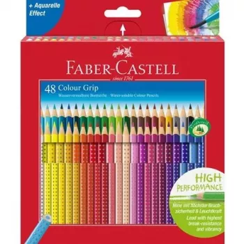 Faber-Castell Colour Grip színes ceruzák, 48 darab, többszínű