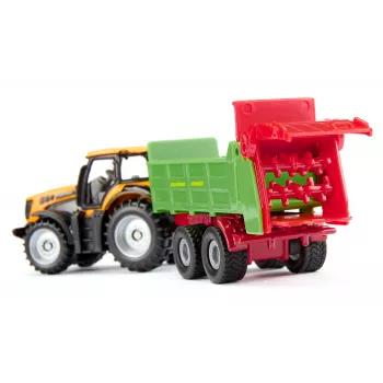 SIKU Blister JCB Strautmann univerzális szóróval - 1:87 méretarányú öntött modellkészlet