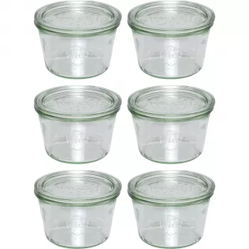 WECK befőttesüveg 370ml szett 6 darab