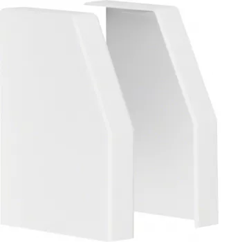 Hager L22359010 End Cap Pair for RK 150x110 mm Trunking, Pure White