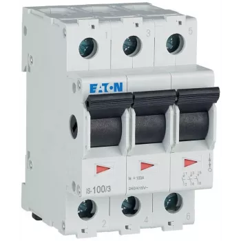 EATON IS-100/3 moduláris szakaszoló kapcsoló 100A 3-pólusú 415V AC 3 modul