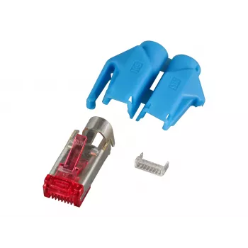 EFB RJ45 Hirose dugó STP, TM21 kék, Cat.6, 100 darab