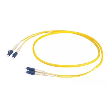 EFB Elektronik duplex jumper LC-LC OS2 Flat Twin 3m sárga
