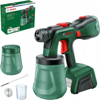 Bosch AdvancedSpray 18V-500 akkus festékszóró pisztoly (alapkészülék, zöld, POWER FOR ALL ALLIANCE)