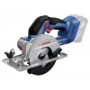 BOSCH Professional GKS 18V-51 akkus kézi körfűrész Solo, 18V, kék/fekete, fűrészlap Ø 140 mm, akkumulátor és töltő nélkül, L-BOXX-ban
