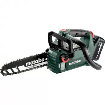 METABO MS 18 LTX BL 25 (601595900) SET akkumulátoros láncfűrész (zöld/fekete, Li-Ion akkumulátor 4,0Ah 18V)