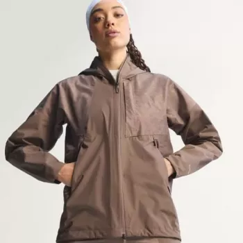 adidas TERREX Xperior 2.5L Hybrid Primeknit Climaproof Jacket - Trace Brown - Size L