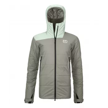 Ortovox Swisswool Zinal női dzseki - Green Sage, M méret