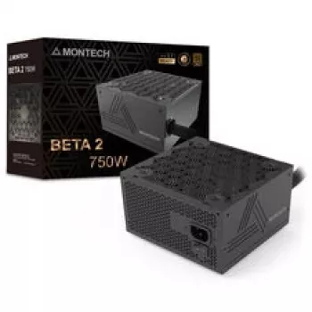 Montech BETA 2 80 PLUS Bronze tápegység, ATX 3.1 - 750 Watt, fekete