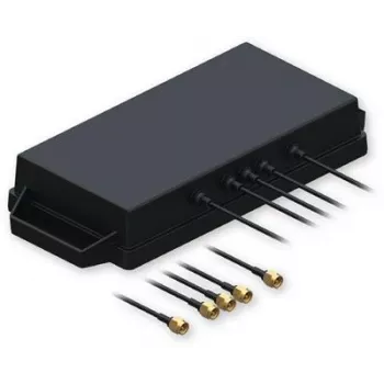 Teltonika 5G/GNSS kombinált antenna SMA-csatlakozókkal - 3m kábel - fekete