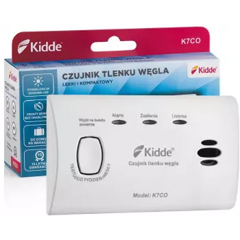 Kidde K7CO szén-monoxid-érzékelő digitális LCD-kijelzővel