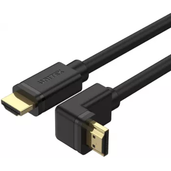 UNITEK Y-C1009 HDMI 2.0 kábel 270 fokban hajlított 4K 3m fekete