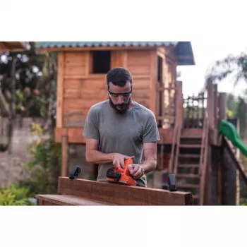 Black & Decker BEW712-QS elektromos kézi gyalu narancssárga 710 W