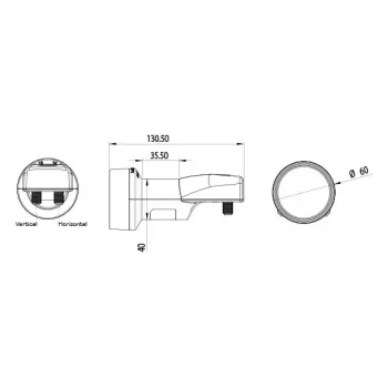 Inverto Wideband LNB konverter 2 kimenet 10,7-12,75 GHz