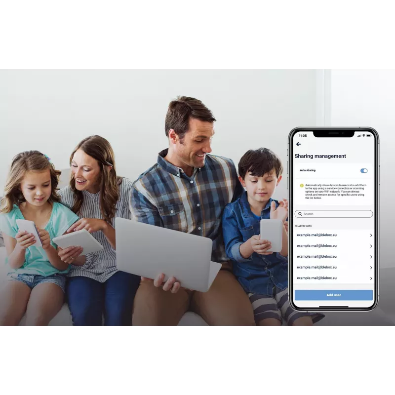BLEBOX inputSensorQ WiFi 4 bemenetes modul