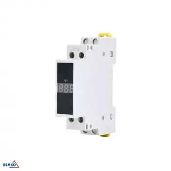 SCHELINGER A16-NV-1F digitális feszültségmérő 80-500V AC egyfázisú LED kijelzős panelbe építhető