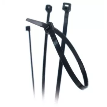 TRYTYT CV-300STW fekete UV-álló kábelkötöző 300x4,8 mm (100 darab)