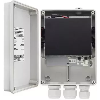 PULSAR SFG64H 6 portos nem menedzselt PoE switch, 4x PoE 10/100Mbps, 2x uplink, 60W, IP56, fali szerelés