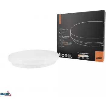 KAFLER FIONA LED mennyezeti lámpa 12W 3000/4000/6500K 1200lm IP20 fehér