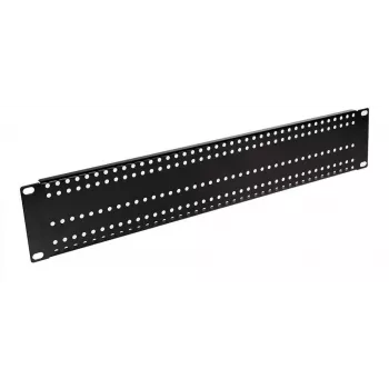 ATTE ADD-RACK2U1 2U 19 inch rack szerelőadapter egyszerű szerelőlyukakkal, fekete