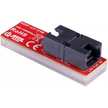 ATTE SDIP-12-240 PoE+ adapter 30W DIN-sín gigabites
