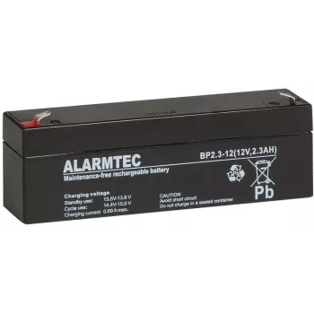 ALARMTEC BP 2,3-12 AGM akkumulátor 12V 2,3Ah