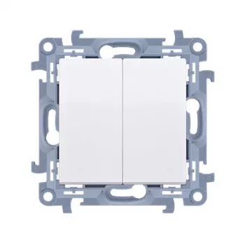 KONTAKT SIMON 10 univerzális kapcsolómodul 1 utas/2 utas 10AX 250V fehér csavaros csatlakozókkal
