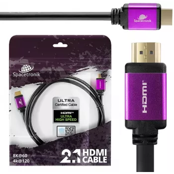 SPACETRONIK HDMI 2.1 8K kábel 1,5m SH-SPR015