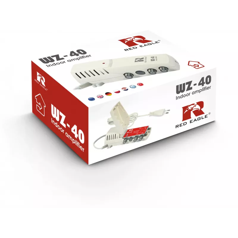 DVB-T/T2 antennaerősítő WZ-40 RED EAGLE