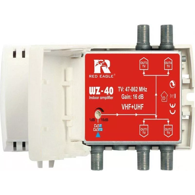 DVB-T/T2 antennaerősítő WZ-40 RED EAGLE