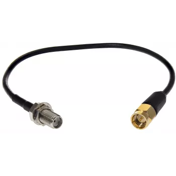 ROPAM SMA Male to SMA Female Coaxial Pigtail Cable 20 cm RG174