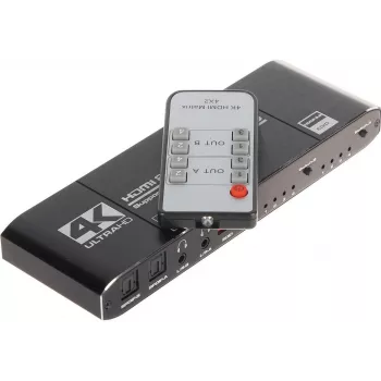HDMI Switch 4x2 mátrix 4K@30Hz HDMI-SW-4/2-MATRIX