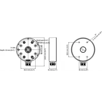 MITON MT-P1280-D21-B fali elosztódoboz, szürke (RAL 7035), IP65, IK07, ABS