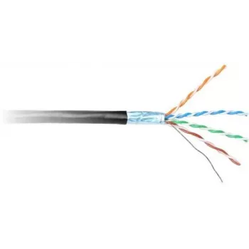 GETFORT Cat.6 F/UTP PVC beltéri hálózati kábel, fekete, 305m