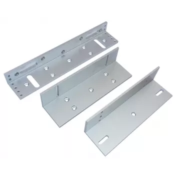 BIRA MG350ZL ZL típusú rögzítőkonzol 350 kg-os mágneszárhoz, ezüst