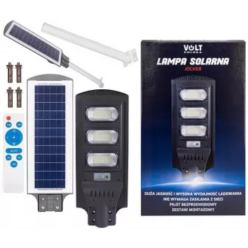 VOLT POLSKA JOCKER 120 napelemes lámpa + 12W panel + távirányító