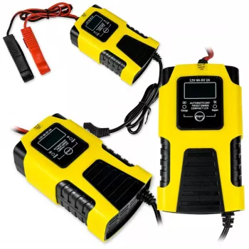 Volt Polska automatikus akkumulátortöltő 12V 4A / 6V 2A LCD